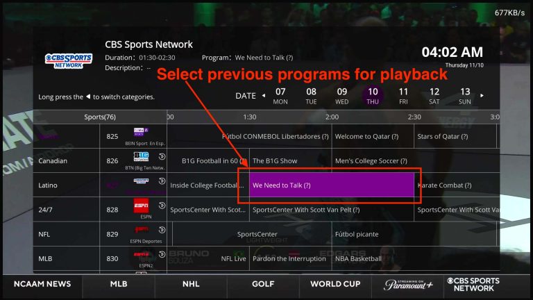 vseebox heat live playback classic epg