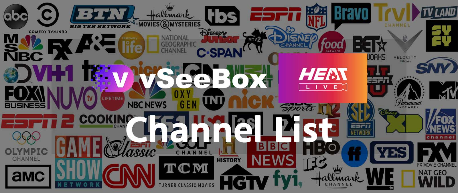 vSeeBox Heat Live Channel List